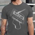 80s 90s Nostalgia Retro Cassette Tape Vintage Music Lovers Unisex Jersey T-Shirt