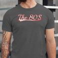 The 80S Eighties Decade Nostalgia Music Vintage Varsity Unisex Jersey T-Shirt