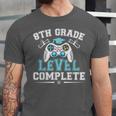 8th Grade Level Complete Graduation 2025 Class Eighth Grade Unisex Jersey T-Shirt