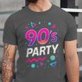 90's Party 90s Nostalgia Retro Rave Dance Music Unisex Jersey T-Shirt 90's Party 90s Nostalgia Retro Rave Dance Music Unisex Jersey T-Shirt