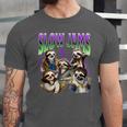 90s Style Bootleg Trendy Sloth Design For Introverts Unisex Jersey T-Shirt