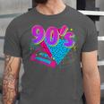 90's Vibe Retro Style Cassette Tape Nostalgia 1990s Party Unisex Jersey T-Shirt