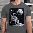 Aesthetic Spaceman Astronaut On The Moon Space Introvert Unisex Jersey T-Shirt Aesthetic Spaceman Astronaut On The Moon Space Introvert Unisex Jersey T-Shirt