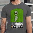 Alien Avoids Humans Sarcastic Introvert Humor Unisex Jersey T-Shirt Alien Avoids Humans Sarcastic Introvert Humor Unisex Jersey T-Shirt