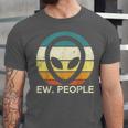 Alien Face Ew People Ufo Introvert Men Women Kids Teen Unisex Jersey T-Shirt