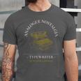 Analogue Nostalgia Typewriter Graphic Unisex Jersey T-Shirt