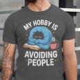 Anti-Social Club Homebody Introvert Hibernate Hermit Shyness Unisex Jersey T-Shirt Anti-Social Club Homebody Introvert Hibernate Hermit Shyness Unisex Jersey T-Shirt