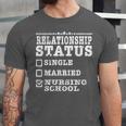 Anti Valentines Day Nursing School Nurse Graduation Shirt Unisex Jersey T-Shirt