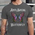 Antisocial Butterfly Aesthetic Introvert For Women Men Unisex Jersey T-Shirt Antisocial Butterfly Aesthetic Introvert For Women Men Unisex Jersey T-Shirt