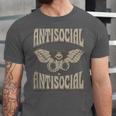 Antisocial Butterfly Quote Socially Selective Introvert Unisex Jersey T-Shirt Antisocial Butterfly Quote Socially Selective Introvert Unisex Jersey T-Shirt