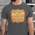 Antisocial Like A Good Neighbor Stay Over There Introvert Unisex Jersey T-Shirt