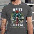 Antisocial Introvert I Like Being Alone Unisex Jersey T-Shirt Antisocial Introvert I Like Being Alone Unisex Jersey T-Shirt