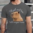 Antisocial Introvert Capybara Sarcastic Humor Unisex Jersey T-Shirt Antisocial Introvert Capybara Sarcastic Humor Unisex Jersey T-Shirt