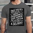 Anxiety Awkward Dark Humor Quote Introverts Sarcastic Unisex Jersey T-Shirt Anxiety Awkward Dark Humor Quote Introverts Sarcastic Unisex Jersey T-Shirt