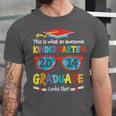 Awesome Kindergarten Graduate Looks Like 2024 Graduation Unisex Jersey T-Shirt