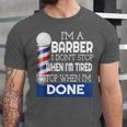 Barber Stylist Barber College Graduation Unisex Jersey T-Shirt