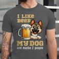 I Like Beer My Dog And Maybe 2 People Introvert Pun Unisex Jersey T-Shirt I Like Beer My Dog And Maybe 2 People Introvert Pun Unisex Jersey T-Shirt