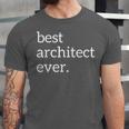 Best Architect Ever Deluxe Architecture Student Graduation Unisex Jersey T-Shirt