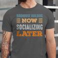 Birdhouse Building Now Minimal Socializing Introvert Unisex Jersey T-Shirt Birdhouse Building Now Minimal Socializing Introvert Unisex Jersey T-Shirt