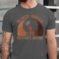Black Queen With a Masters Degree Melanin Girls Graduation Unisex Jersey T-Shirt