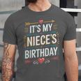 Boho Nostalgia It's My Niece's Birthday Women Kids Unisex Jersey T-Shirt