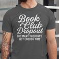 Book Club Droppout Introvert Reader Tee Unisex Jersey T-Shirt