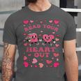 Book Lover Read Your Heart Out Teacher Valentines Unisex Jersey T-Shirt