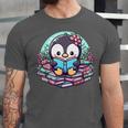 Bookish Penguin Heart A Readers Love Penguins Unisex Jersey T-Shirt Bookish Penguin Heart A Readers Love Penguins Unisex Jersey T-Shirt