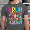 Bruh This Is My 70's Costume Nostalgia Mixtape 1970s Party Unisex Jersey T-Shirt Bruh This Is My 70's Costume Nostalgia Mixtape 1970s Party Unisex Jersey T-Shirt