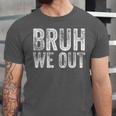 BRUH WE OUT GRADUATE Happy Graduation Student Retro Vintage Unisex Jersey T-Shirt