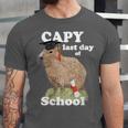 Capy Last Day Of School Capybara Graduation Quote Unisex Jersey T-Shirt