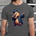 Capybara Graduation Dabbing Capy Wearing Graduate Gown Unisex Jersey T-Shirt