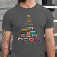 Cassette Tape Christmas Tree Graphic 80s 90s Retro Nostalgia Unisex Jersey T-Shirt