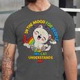 Cat Mom Loves Cats Dad Not In The Mood For People Introvert Unisex Jersey T-Shirt