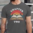 Chapter Two Book Reading 2nd Birthday 2 Year Old Unisex Jersey T-Shirt