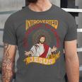 Christian Jesus Religious Sayings Catholic Introvert Unisex Jersey T-Shirt Christian Jesus Religious Sayings Catholic Introvert Unisex Jersey T-Shirt