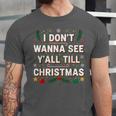 Christmas Sarcastic Introvert Holiday Shirt Unisex Jersey T-Shirt