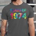Class Of 1974 School Reunion College Highschool Graduation Unisex Jersey T-Shirt
