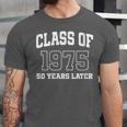 Class Of 1975 Reunion 50 Years Alumni Graduation High School Unisex Jersey T-Shirt