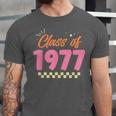 Class Of 1977 School Graduation Meetup Reunion Unisex Jersey T-Shirt