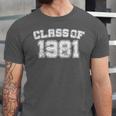 Class Of 1981 School Tee Shirt Graduation Class Party Unisex Jersey T-Shirt