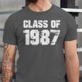 Class Of 1987 High School College Graduation Reunion Unisex Jersey T-Shirt