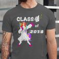 Class Of 2018 Graduation Him Her Unicorn Dabbing Shirt Unisex Jersey T-Shirt
