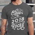 Class Of 2018 Rocks Seniors Graduation 2018 Unisex Jersey T-Shirt
