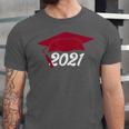 Class Of 2021 Burgundy Regalia Graduation Unisex Jersey T-Shirt
