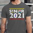 Class Of 2021 Senior Year 90's TV Style Graduation For Grad Unisex Jersey T-Shirt