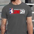 Class Of 2021 Senior Year Gamer Style Graduation For Grad Unisex Jersey T-Shirt
