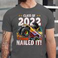 Class Of 2022 Monster Truck Graduation Cap Retro Sunset Boy Unisex Jersey T-Shirt