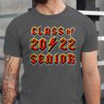 Class 2022 Senior 80s 90s Rock Retro Vintage Graduation Unisex Jersey T-Shirt