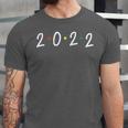 Class Of 2022 Senior Cute Dot Graphic Girl Graduation Unisex Jersey T-Shirt